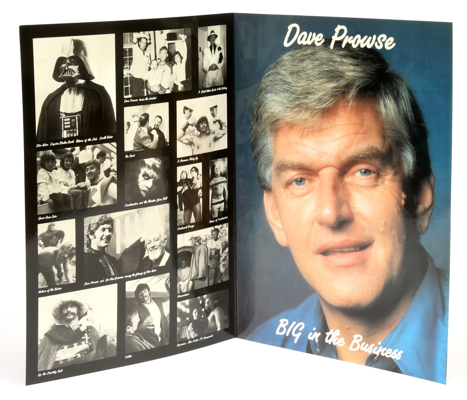 Dave Prowse signed "Gis a Job..." promotional leaflet - Image 2 of 2