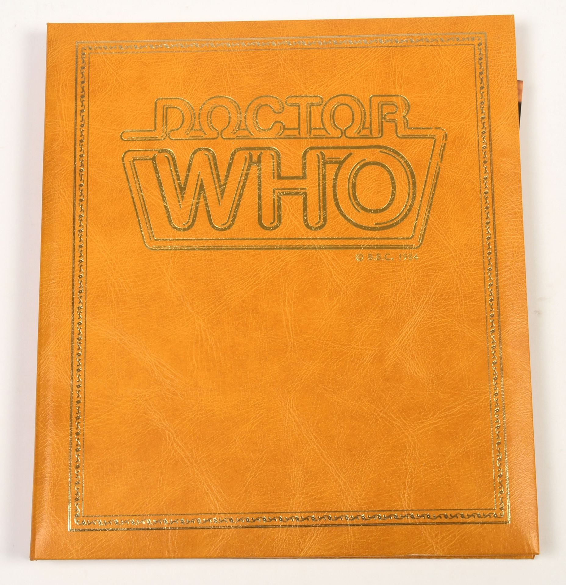 Doctor Who photo album containing signed photos