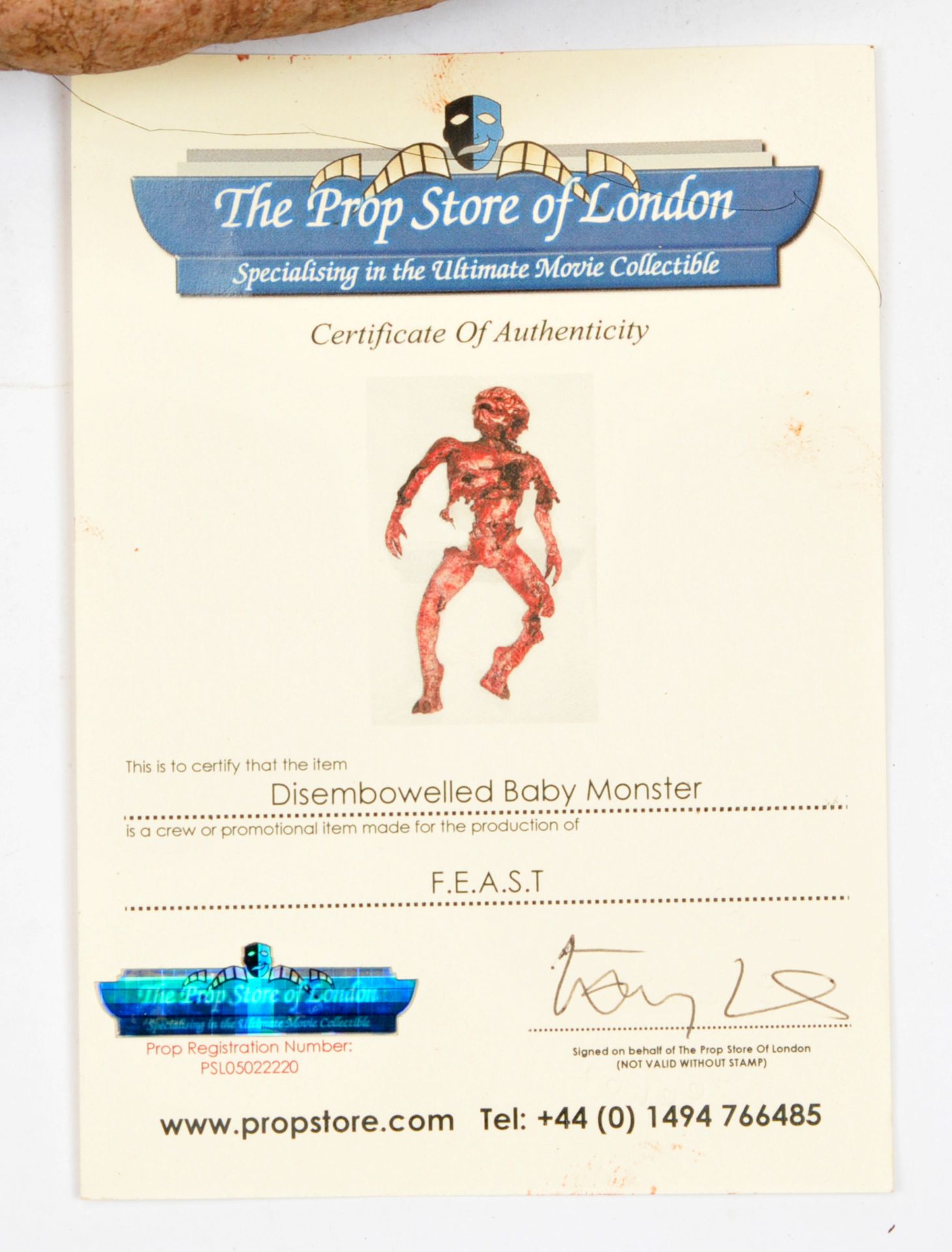 Disembowelled Baby Monster Prop used in the production of the Horror Movie F.E.A.S.T - Bild 5 aus 5