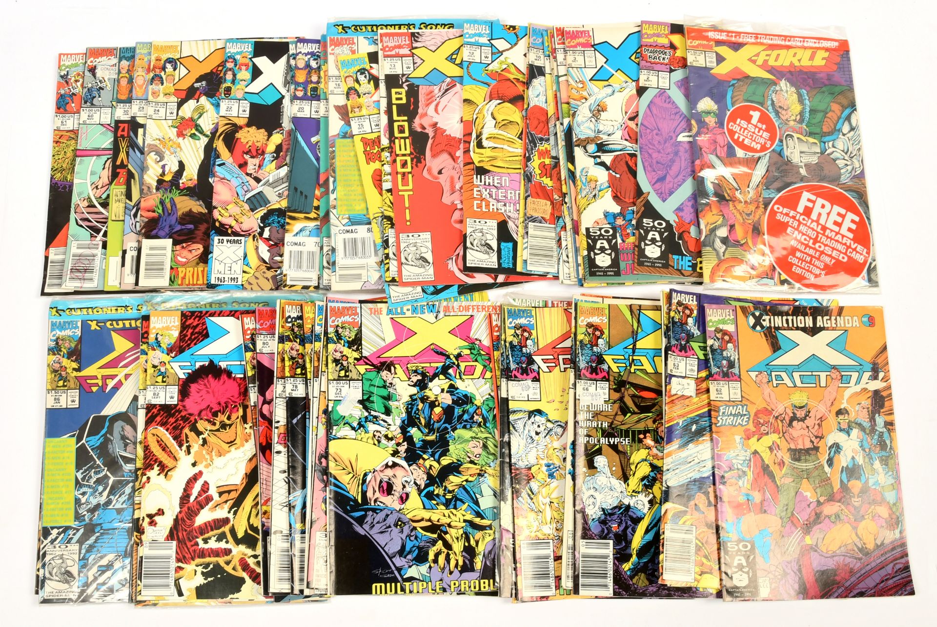 Quantity of modern issue Marvel comics x 92
