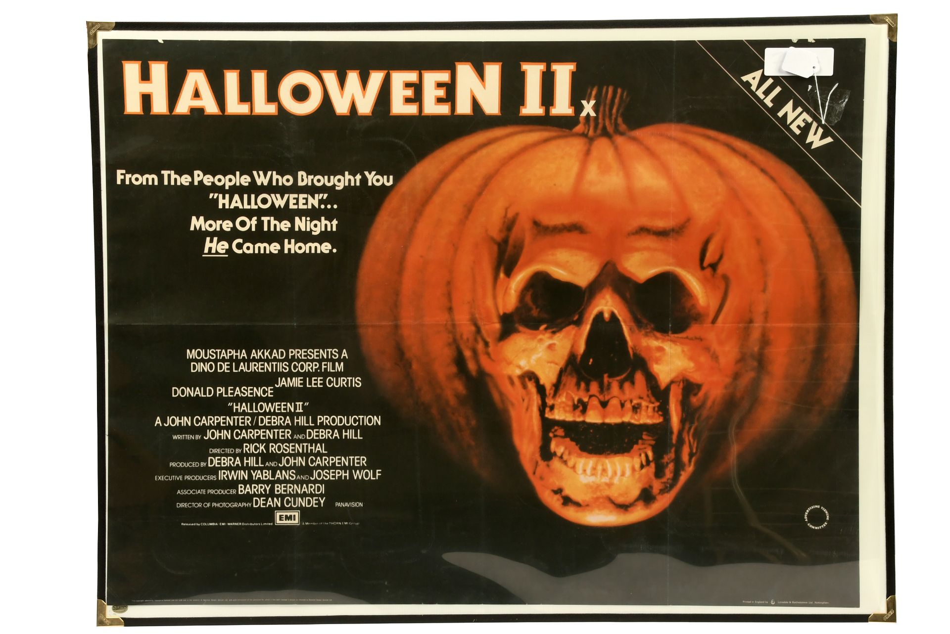 Halloween II 1981 movie poster