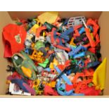 Large Quantity of Mattel Masters of the Universe and Mego vintage accessories and clothing