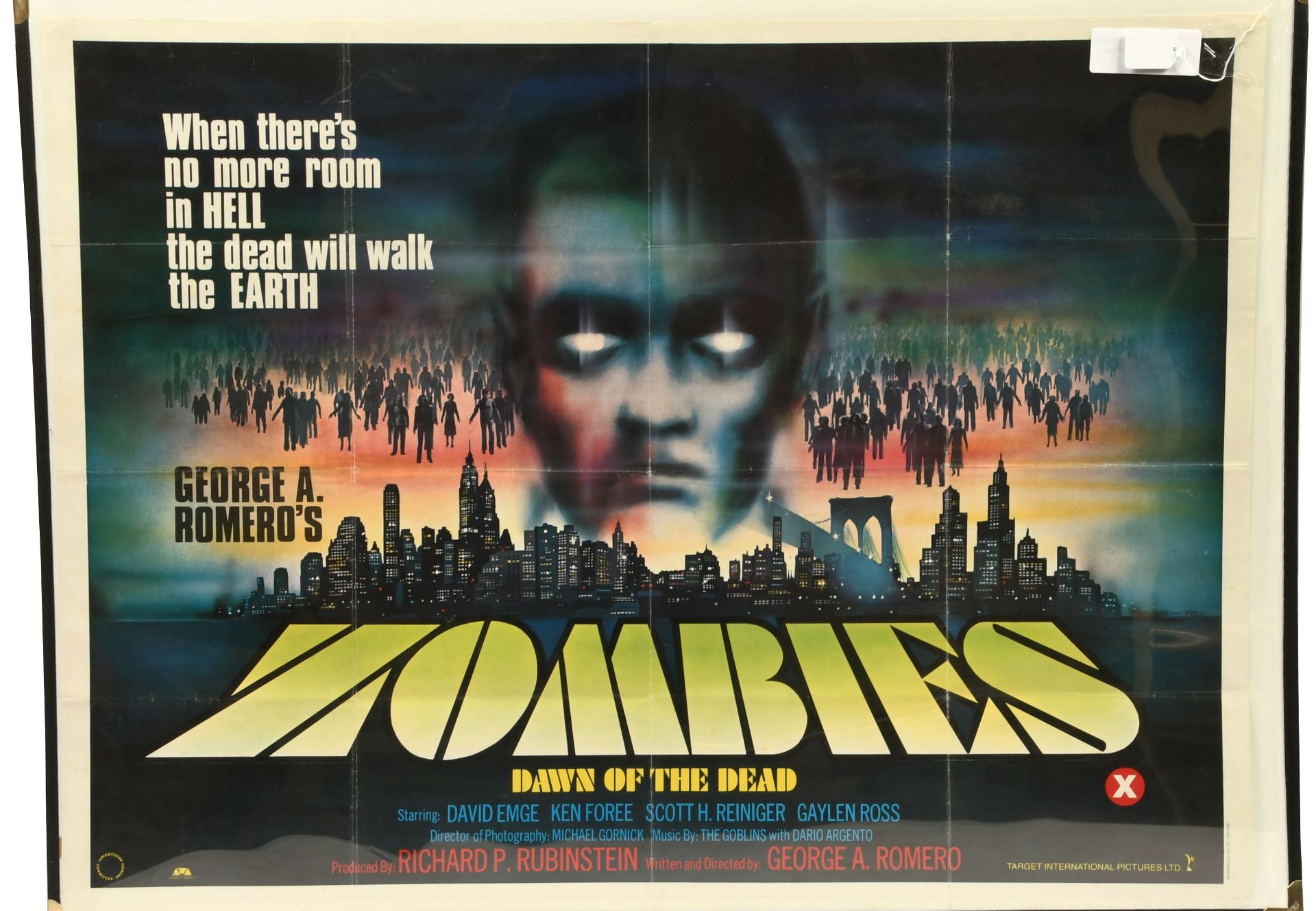 George A. Romero's Zombies Dawn of the Dead 1978 movie poster