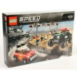 Lego Speed Champions 1967 Mini Cooper S Rally and 2018 Mini John Cooper Works Buggy