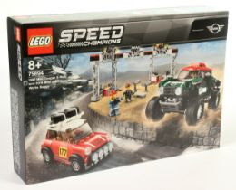 Lego Speed Champions 1967 Mini Cooper S Rally and 2018 Mini John Cooper Works Buggy