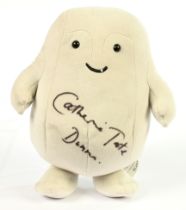 Doctor Who Adipose plush toy signed by Catherine Tate