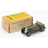 Britains 1448 Army "Staff" car -military drab green including hubs with black tyres