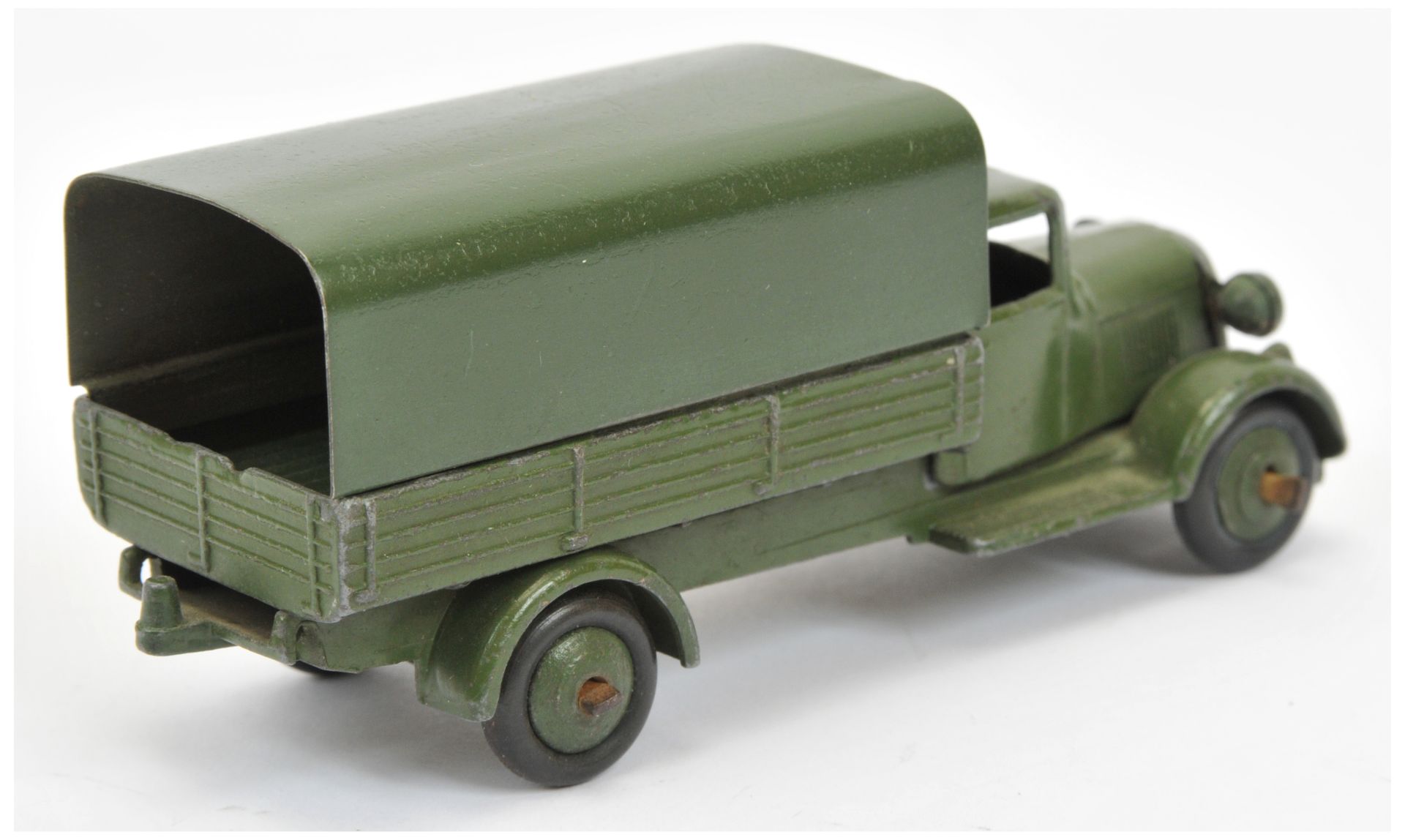 Dinky 25B South African Covered wagon - finished in military green - Image 2 of 3