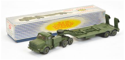 Dinky 660 Mighty Antar Tank Transporter - green including supertoy hubs