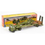 Dinky 618 Military set to include - AEC Articulated truck and trailer, green including plastic hubs