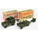 Benbros  Qualitoys a pair to include (1) land rover (open Version) with field gun