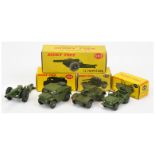 Dinky military group of 4 - to include (1) 670 Armoured Car