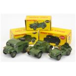 Dinky military group of 3 - to include (1) 670 Armoured Car,