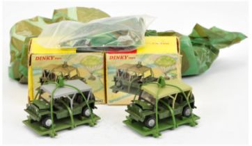 Dinky 601 Austin Para-Moke a pair to include (1) military green with grey plastic canopy