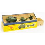 Dinky 697 Military Field Gun Set to include - Artillery Tractor, with figure driver