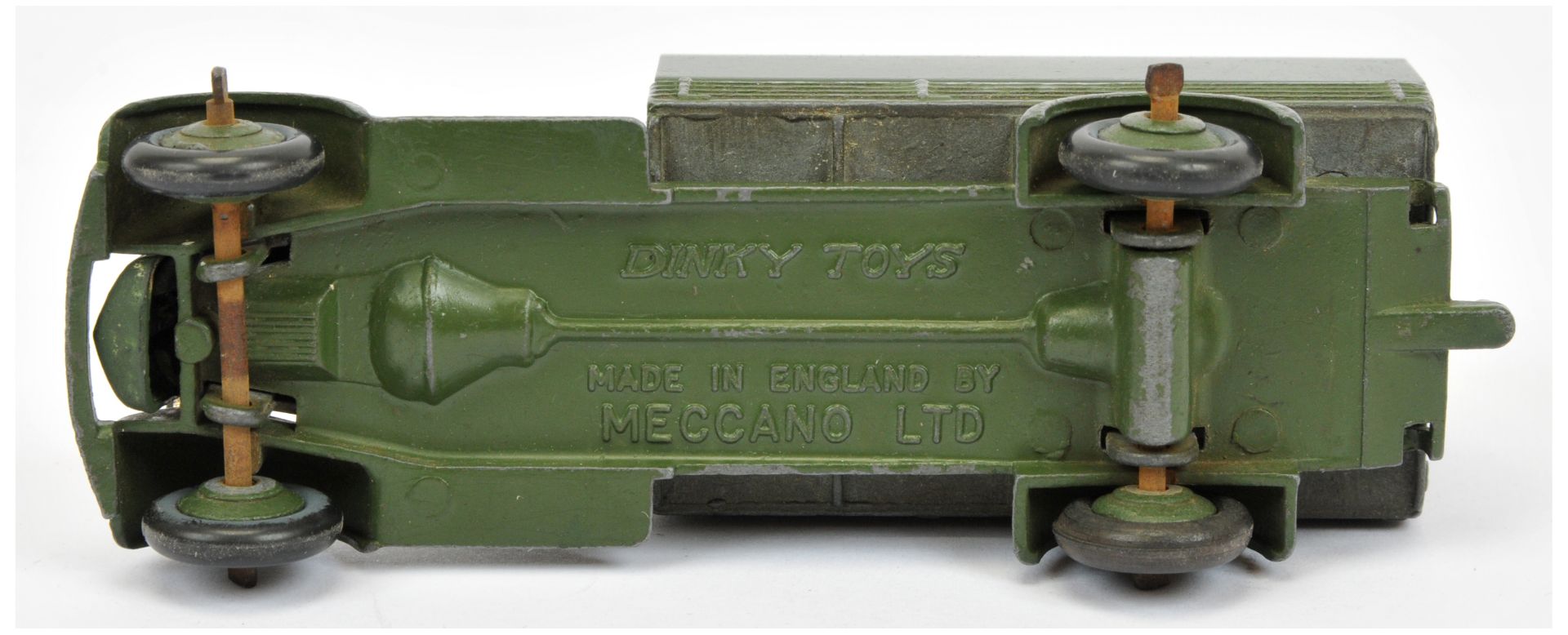 Dinky 25B South African Covered wagon - finished in military green - Image 3 of 3