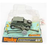 Dinky 617 Volkswagen KDF - drab greyish-green with light grey plastic hubs