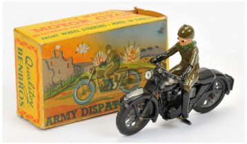 Benbros Qualitoy Motorcycle Dispatch rider - Black bike (normally police issue)