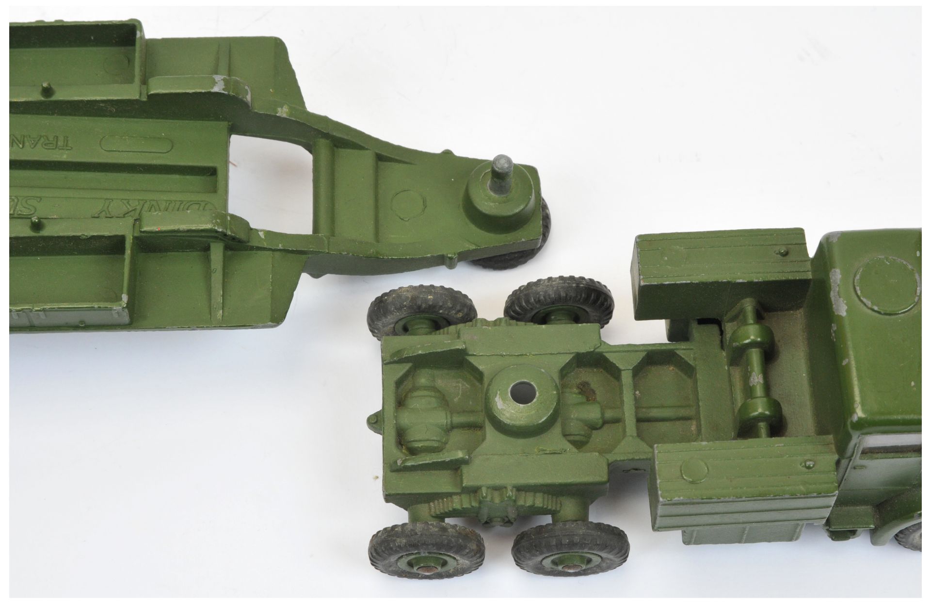 Dinky 660 Mighty Antar Tank Transporter - green including supertoy hubs - Image 3 of 3