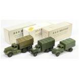 B & B Military  (Barnes & Buller)  1/60th scale Group of 3  (1) Diamond T covered truck