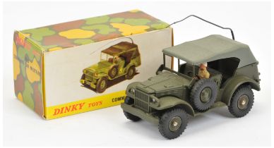 French Dinky 810 Command car - drab green including concave,