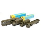 lion car group of  4 military issues - (1) 33-35 DAF truck and open trailer,