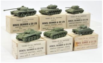 Denzil Skinner & Co Ltd "Tanks of all Nations" series - Group of 6 x tanks to include - Panther, ...