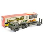 Solido 211 Berliet T12 tank transporter - drab green including hubs, with header board