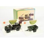 Mebetoys (1/25th) scale military set - to include - Willys Jeep and Trailer 