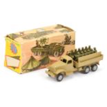 FJ military  GMC truck Troop Carrier with figures - sand desert finish