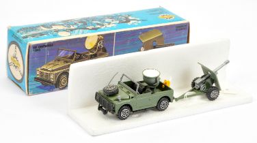 Mercury 411 Military set to include - Jeep with searchlight - green , black seats