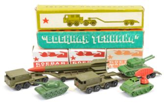 Russain made a group of  5 military smaller scale issues - to include tank transporter