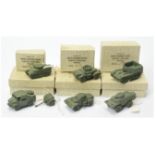 Denzil Skinner & Co Ltd "Tanks of all Nations" series - Group of 6 X military Vehicles to include