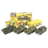 Solido military group of 3 Tracked vehicles - (1) 207 Tank Ruse Pt76 - Green