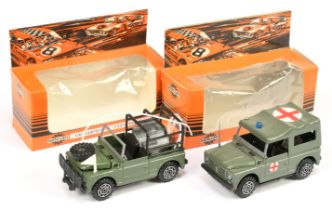 Mercury  Military group to include (1) 214 fiat jeep with rocket launcher - green,