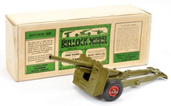 MSR Toys (England) - Anti-Tank gun - Military green with red plastic hubs and black