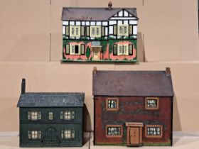 Five vintage doll's houses