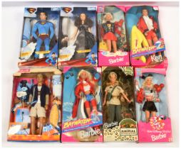 Mattel Barbie collection of eight dolls