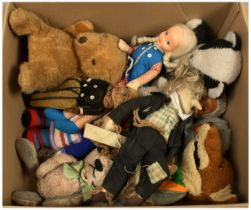 Collection of vintage plush toys