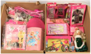 Mattel Barbie dolls, carded and loose clothing and accessories