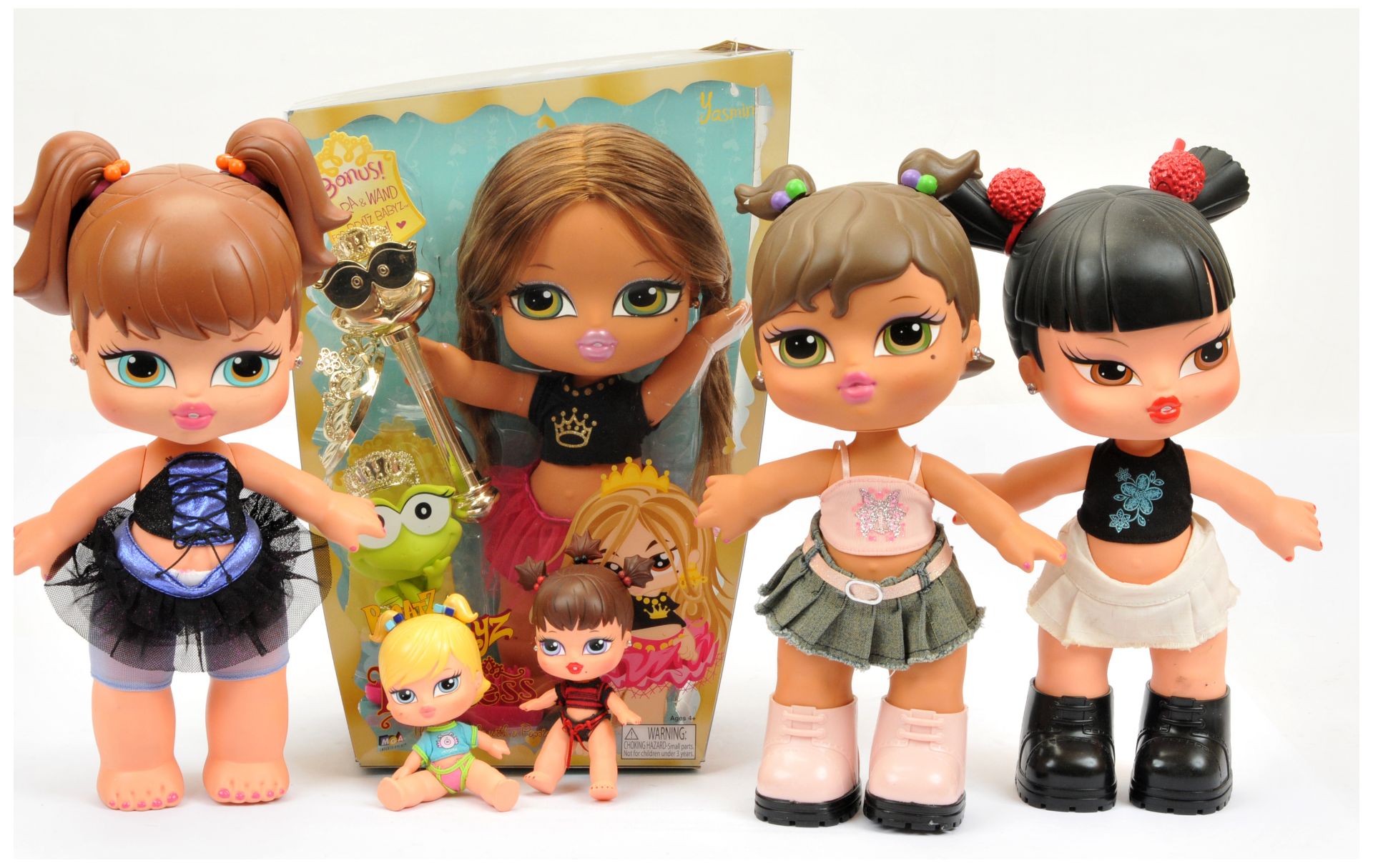 MGA Bratz Babyz including: Bratz Babyz Princess Yasmin