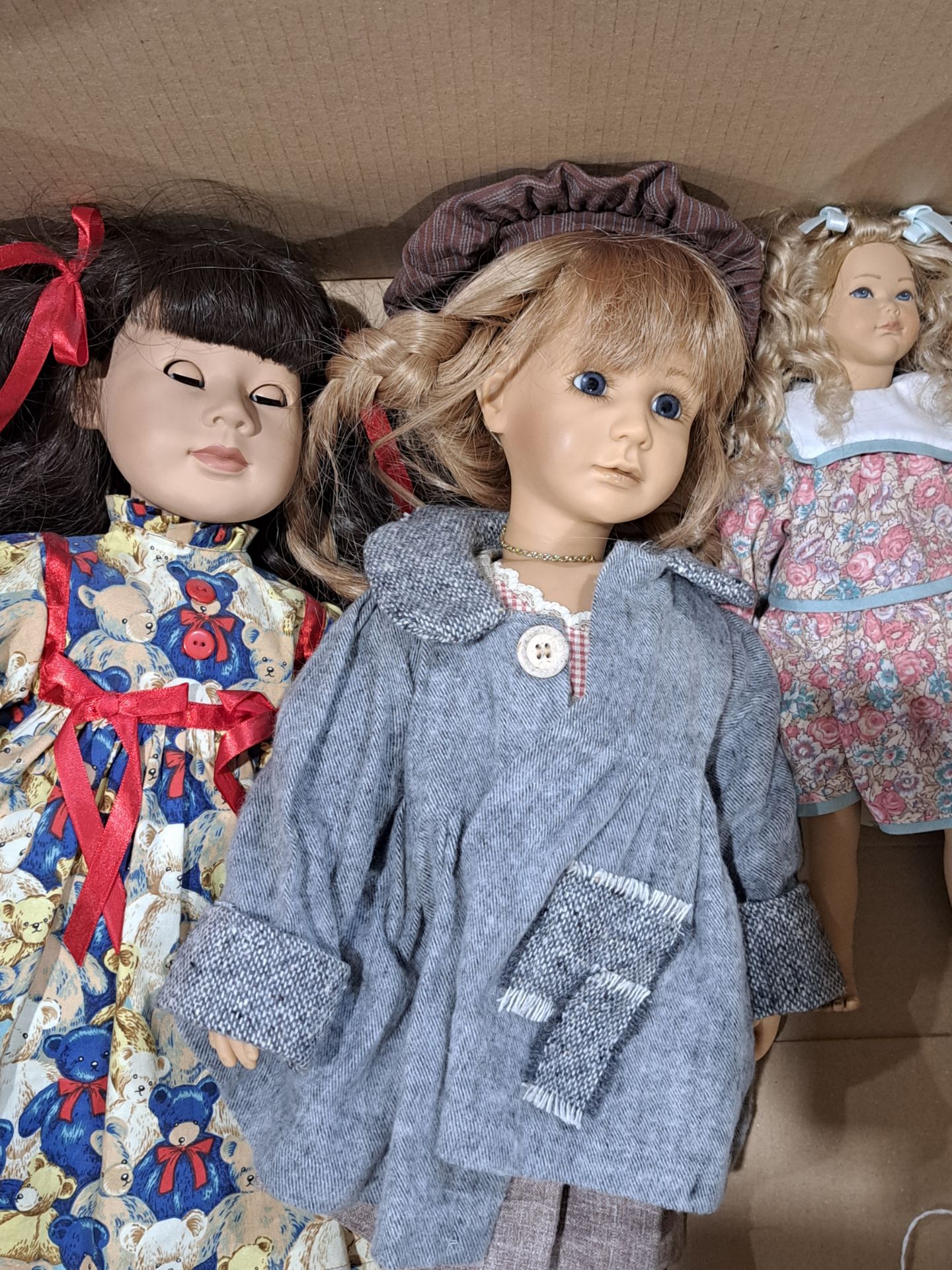 Three artist designed vinyl dolls, includes Zapf Bettina Feigenspan-Hirsch and Heidi Ott - Image 2 of 2