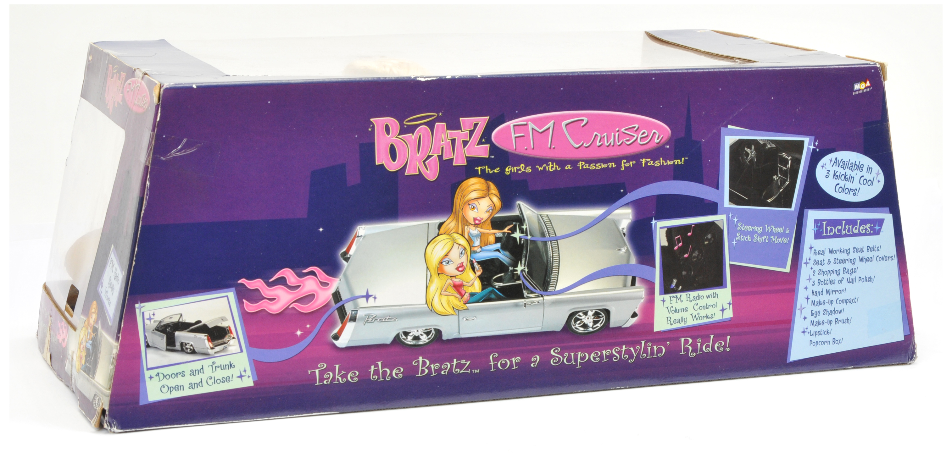 MGA Bratz FM Cruiser Woolworth’s Special, convertible white car, with doll - Image 2 of 2