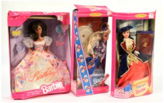 Mattel Barbie x three