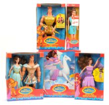Mattel Disney Hercules dolls x 5