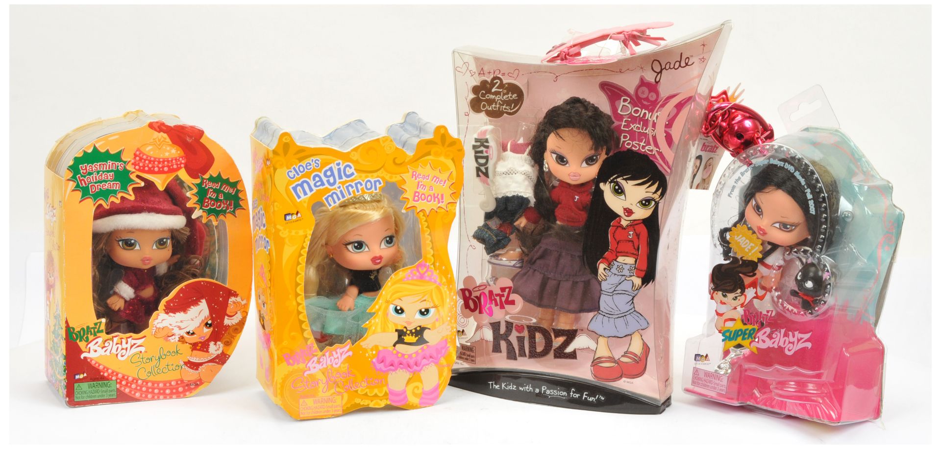 MGA Bratz Kidz and Babyz dolls x four