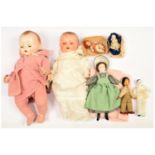Collection of vintage and modern dolls