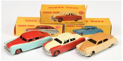 Dinky Group of 1950's Issue American Cars - all are highlines