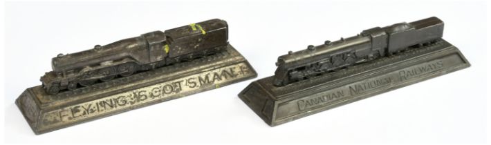 Britains 2 x Locomotive Paperweights