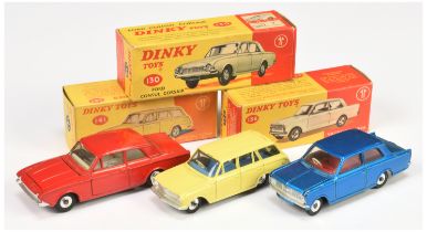 Dinky group of 1960's Issue British Cars